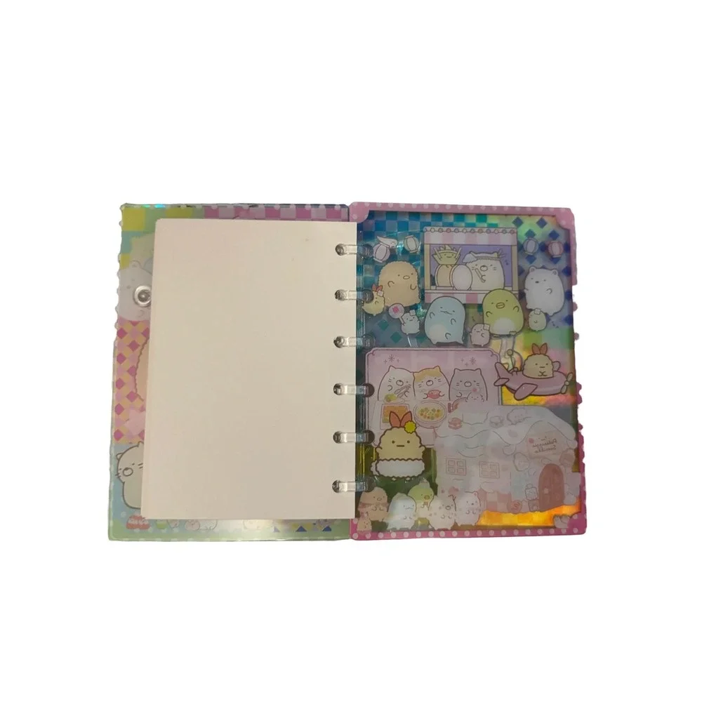 Sumikko Gurashi A7 Shaker Notebook 6 Ring Binder San-X Kawaii Journal Stationery